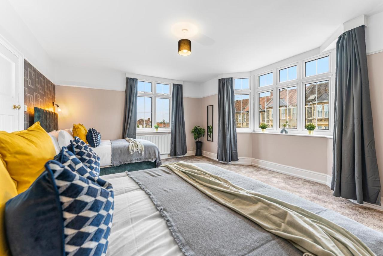 布里斯托Stunning 4-Bed - Garden - Sleeps 14别墅 外观 照片